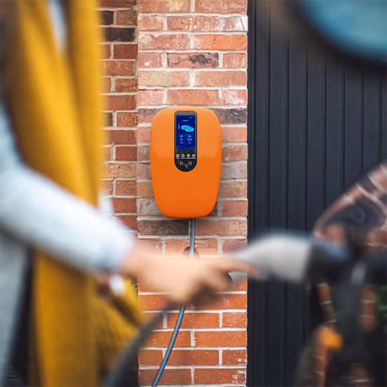 Caricatore per veicoli elettrici wallbox usato con montaggio a parete da 22 kW, caricatore per veicoli elettrici CA con certificazione CE