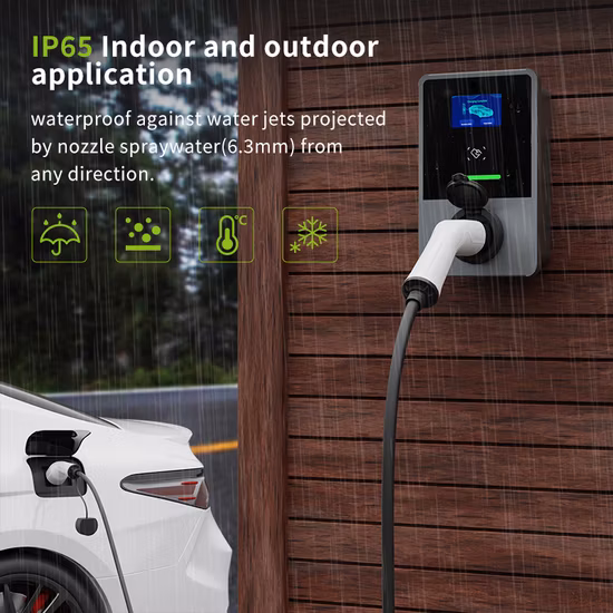 Controllo APP WiFi del caricabatterie Home Smart EV da 22 kW